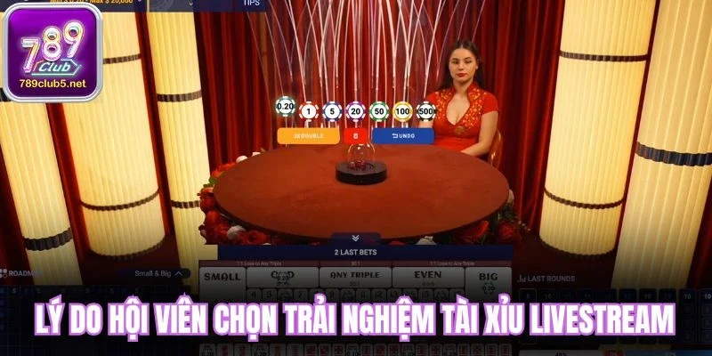 Lý do hội viên chọn trải nghiệm tài xỉu livestream