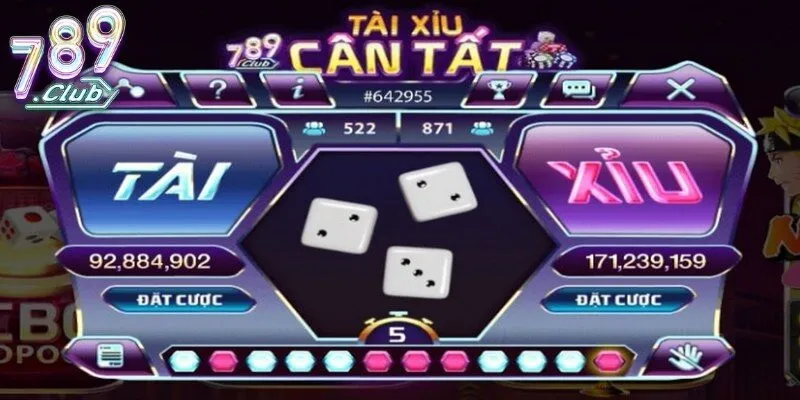 Tài Xỉu là sản phẩm chủ đạo thu hút hàng triệu lượt truy cập tại 789Club