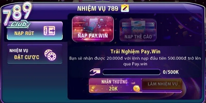 Nhận khuyến mãi 789Club độc quyền với giá trị vượt trội